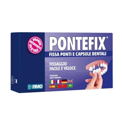 Abbildung von Pontefix Dentalzahnzement Befestigt Brücken, Zahnkapseln und Stiftzähne