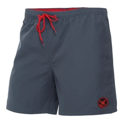 Abbildung von Ladeheid Badehose Herren Bequeme Badeshorts mit Seitentaschen und Schnürchen Netzfütterung Perfekt für Sommer, Strand Schwimmbad LA40 128 (Dunklejeans, Large)