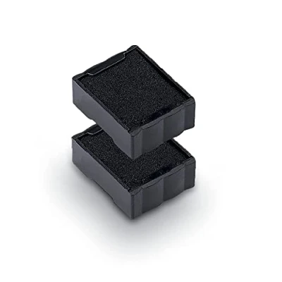 Abbildung von Trodat 1103551 Ersatzkissen für Printy 4921 Stempelfarbe schwarz, Abdruck 12x12mm, 2er Pack
