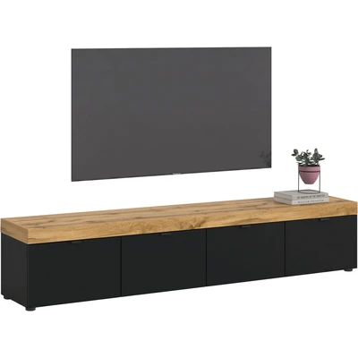 Abbildung von OTTO home Lowboard "MAMBO II, Breite 200 cm, 4 Klappen, Fächer" 1 Stk. tlg. Lowboard, TV Unterschrank, TV-Schrank, Wohnzimmer