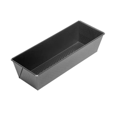 Abbildung von Original Kaiser Classic Backform Kastenform 25cm x 11cm 8cm, Königskuchenform antihaftbeschichtet, Brotbackform, Kuchen Brote, sauerteigbeständig, Schwarz