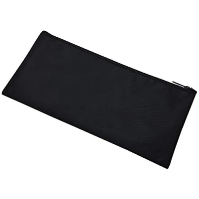 Abbildung von Banktasche/Bankmappe/Geldmappe/Geldtasche/Bank Etui/Stifteetui/Federmäppchen (Schwarz)