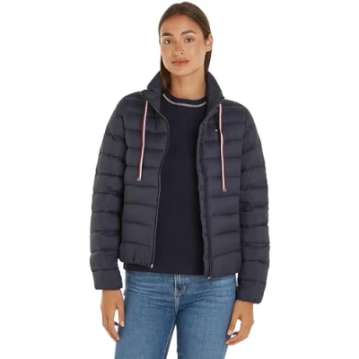 Abbildung von Tommy Hilfiger Packable Jacket Daunenjacke, Damen, Größe: Large, Desert sky
