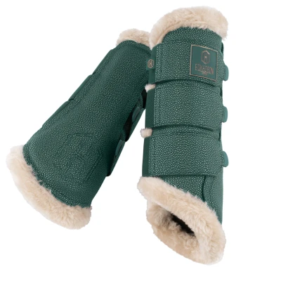 Abbildung von Eskadron Dressage Boots Heritage Stingray Faux Fur Shetty Vintage Green