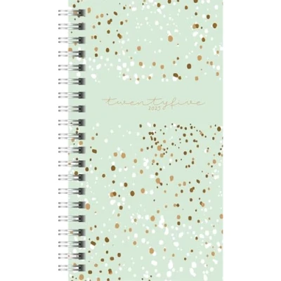 Abbildung von rido/idé Taschenkalender Modell Timing 2 (2025) „Confetti“, Seiten = 1 Woche, A6, 176 Seiten, PP Einband, mint