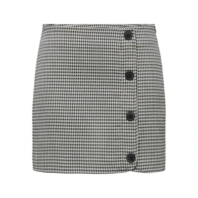 Abbildung von ONLY Onleliza Lettie Skirt Wickelrock, Damen, Größe: 38, Black/pumice stone/cloud dancer