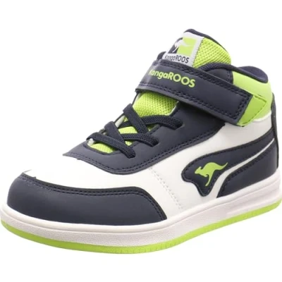 Abbildung von KangaROOS Jungen Unisex Kinder K CPI Tive Mid EV Sneaker, dk Navy/Lime, 22 EU