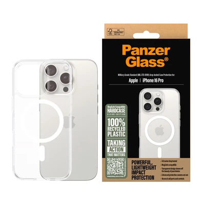 Abbildung von CARE by PanzerGlass Handyhülle »HardCase mit MagSafe für Apple iPhone 16 Pro« Backcover, Schutzhülle, Handyschutzhülle, Case, Schutzcase, stoßfest