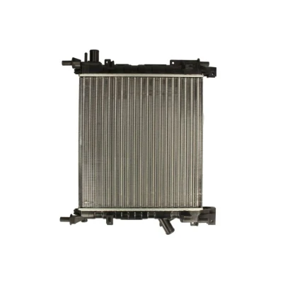 Abbildung von NRF EASY FIT 53651 Kühler, Motorkühlung Aluminium 380 360 34 mit Anbauteilen Kühlrippen mechanisch gefügt