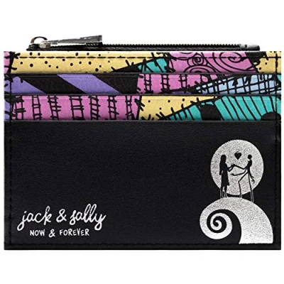 Abbildung von Nightmare Before Christmas Jack Sally Now Forever Geldbörse, Schwarz, Einheitsgröße, one Size, Modern