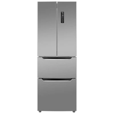 Abbildung von Bomann® Kühlschrank mit Gefrierfach No Frost Gefrierteil 186cm 39dB Kühl Gefrierkombination MultiAirflow 320L KG 7361 inox