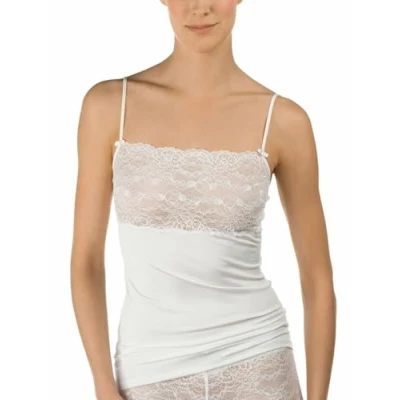 Abbildung von Calida Sensual Secrets Unterhemd/shirt, Damen, Größe: 40/42, Alabaster crème
