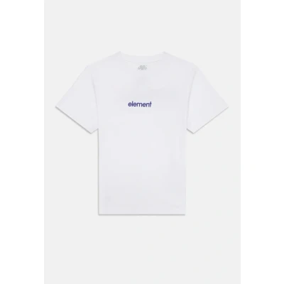 Abbildung von Element Lowcase Tshirt print für Kinder, Größe: 128, Bright white