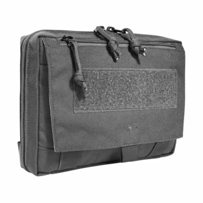Abbildung von Tasmanian Tiger TT EDC Pouch Molle kompatible Rucksack Organizer Zusatz Tasche für Werkzeug und Medic Erste Hilfe Set mit Patch Fläche (Titan Grey)