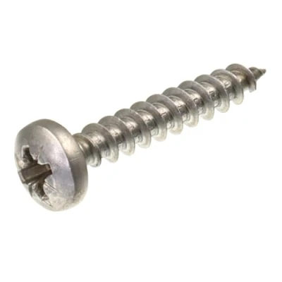 Abbildung von SECCARO Spanplattenschraube Halbrundkopf 5 x 30 mm, Edelstahl V2A VA A2, Holzschraube mit Vollgewinde, Kreuzschlitz/PZ, 250 Stück