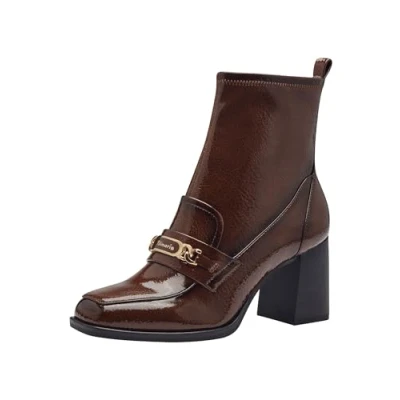 Abbildung von Tamaris High Heel Stiefelette, Damen, Größe: 40, Cognac Schuhe