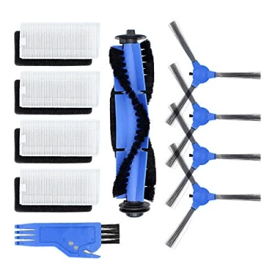 Abbildung von DingGreat Zubehör für Eufy RoboVac 11S 30 30C 15C Staubsauger Ersatzteile Packung mit 1 Rollbürste 4 Filter Set Seitenbürsten Reinigungsbürste