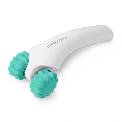 Abbildung von medisana HM 630 Handmassagegerät mit Rollen, belebende Vibrations und Rollenmassage 3 Intensitätsstufen