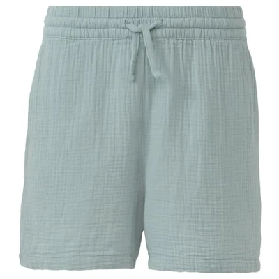 Abbildung von QS Shorts, im Crinkle Look und mit Bindeband