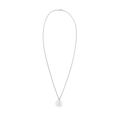 Abbildung von Elli Sternzeichen Zwillinge Astro Symbol MATT Halskette, Damen, Größe: 45, Silber
