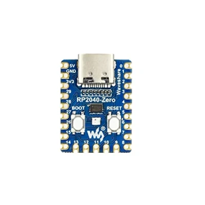 Abbildung von Waveshare RP2040 Zero(1pcs), Pico Like MCU Board, Based on Raspberry Pi Mini Version, Castellated Module Suitable for SMD Applications