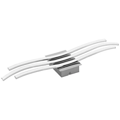 Abbildung von Eglo 31995 Wandleuchte / Deckenleuchte RONCADE in chrom weiß 26W LED L:65 B: 13 cm H:4,5cm
