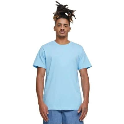 Abbildung von Build Your Brand Herren BY004 T Shirt Round Neck Shirt, balticblue, 3XL