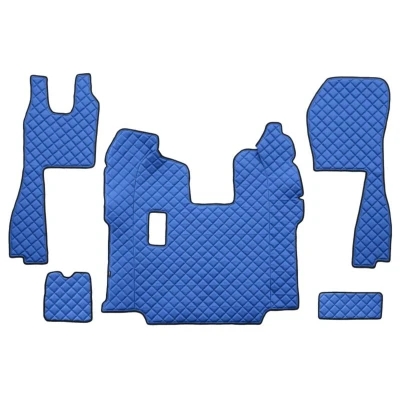 Abbildung von F CORE FL05 BLUE Fußmattensatz Eco Leder vorne 5 Blau