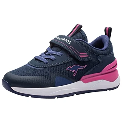 Abbildung von KangaROOS Mädchen Kd gym Ev Sneaker, Pink Blau, 33 EU