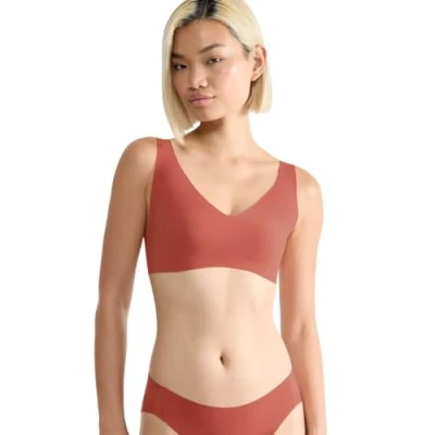 Abbildung von Sloggi FEEL 2 0 Bustier, Damen, Größe: XXL, Candid orange