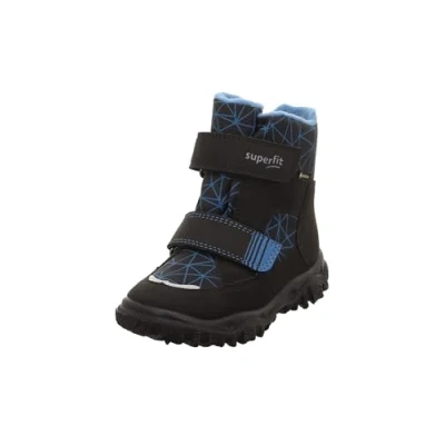 Abbildung von Superfit Jungen Husky Warm Gefütterte Gore tex Schneestiefel, Schwarz Blau 0010, 42 EU Weit