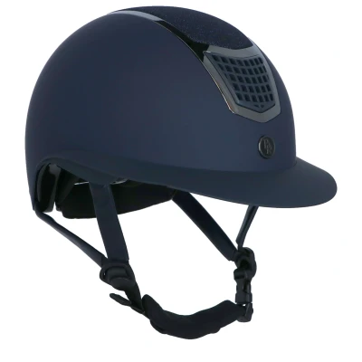 Abbildung von BR Reithelm Lambda Plus Glitter Navy/Gunmetal 59/61