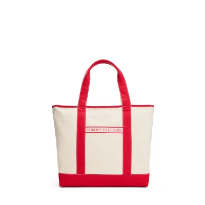 Abbildung von Tommy Hilfiger Summer TOTE Unisex Shopping Bag, Größe: One Size, Red