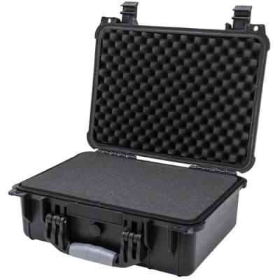 Abbildung von HMF ODK100 Outdoor Fotokoffer, Transportkoffer mit Rasterschaumstoff 41 x 32 17,5 cm