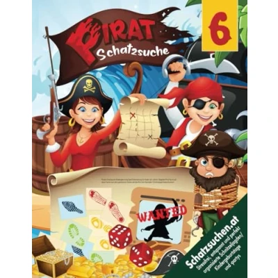 Abbildung von Piraten Schatzsuche Kindergeburtstag Spiel/Unterhaltung für Kinder ab 6 Jahren: Begleitet Pirat Parrot auf seiner Suche nach dem gestohlenen Schatz ... (indoor/outdoor) (Bravo Schatzsuche)