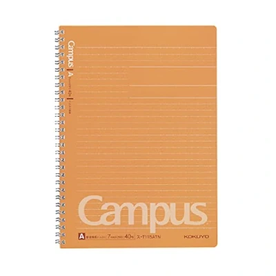 Abbildung von Kokuyo Campus Twin Ring Notizbuch B5 A liniert 40 Blatt Scan T115ATN