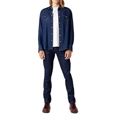 Abbildung von Wrangler 27MW Hemd, Herren, Größe: XXL, Dark blue