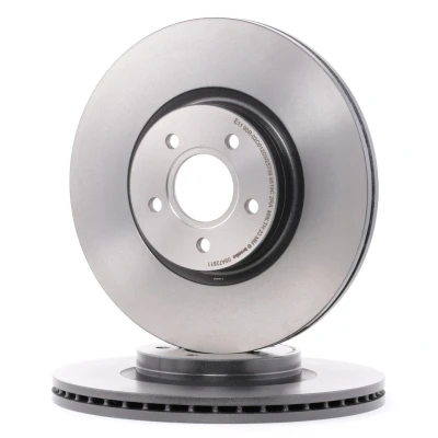 Abbildung von BREMBO COATED DISC LINE 09.A728.11 Bremsscheibe 320 25 5 innenbelüftet beschichtet hochgekohlt VOLVO: V40 Hatchback, V50, S40 II, FORD: Focus 2