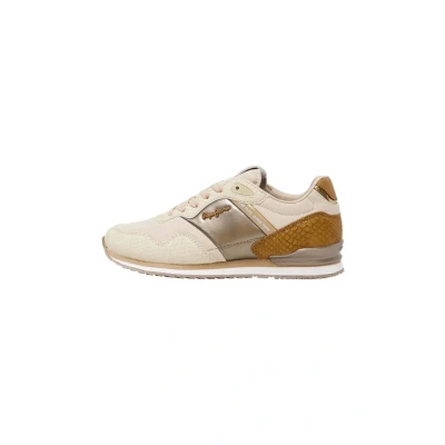 Abbildung von Pepe Jeans London MIX W Sneaker low, Damen, Größe: 36, Daisy beige Schuhe