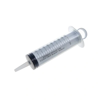 Abbildung von Romed Blasenspritze 100 ml, 1 Stück, 3 teilig, steril verpackte Einmalspritze