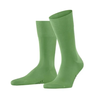 Abbildung von FALKE Herren Socken Tiago M So nachhaltige Fil D&#039;Ecosse Baumwolle einfarbig 1 Paar, Grün Fairway 7480, 43 44