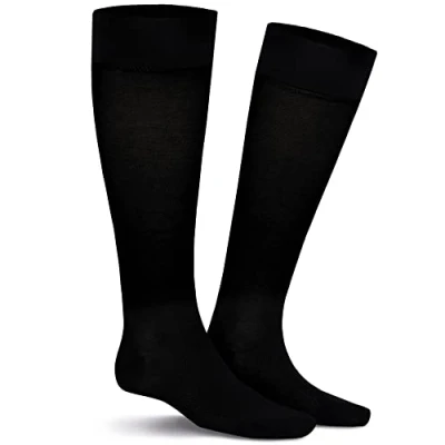 Abbildung von KUNERT Herren Kniestrümpfe Fly&amp;Care® Stützklasse III effektive Stützwirkung Black 0070 39 40