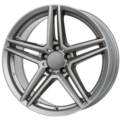 Abbildung von RIAL 5 loch 19Zoll 112mm Alufelge M10X gun metal grey 85954M17 9 Felge