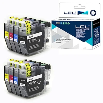 Abbildung von LCL Kompatibel Tintenpatrone LC3217 LC 3217 LC3217VAL LC3217BK LC3217C 3217M LC3217Y (2Schwarz 2Cyan 2Magenta 2Gelb) Ersatz für MFC J5330DW J5335DW J5730DW J5930DW J6530DW