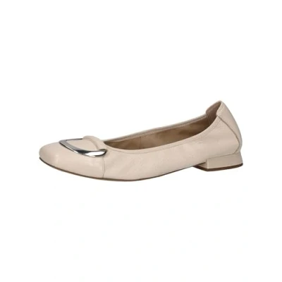 Abbildung von Caprice Klassischer Ballerina, Damen, Größe: 38, Ecru perl deer Schuhe
