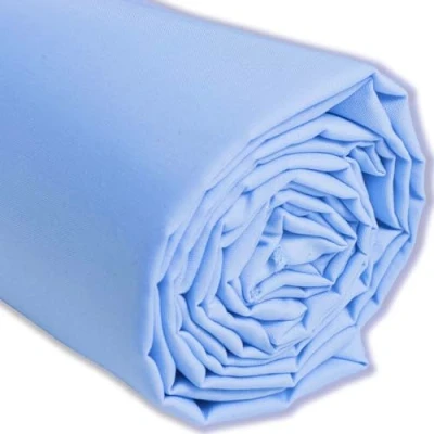 Abbildung von IPEA Baumwollstoff Popeline Hellblau 200 cm x 150 Made in Italy Meterware zum Nähen, Bekleidung, Futter, Wohnaccessoires, Patchwork, einfarbiger Stoff Nähen