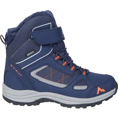 Abbildung von McKinley Unisex Kinder Maine Mid Wi Aqb Schneestiefel, Navy Orange Dark Cha, 32 EU