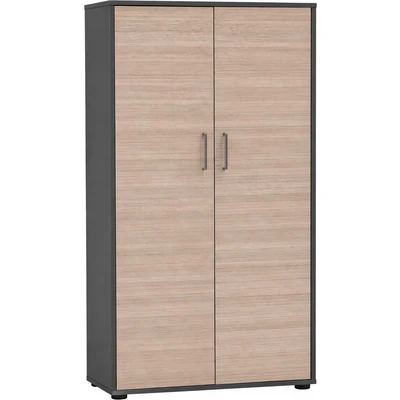 Abbildung von Schildmeyer Aktenschrank "METZ, 2 Türen IN Canello, Höhe 150 cm, 8 Fächer, MADE GERMANY" 1 Stk. tlg. Fronten GERMANY
