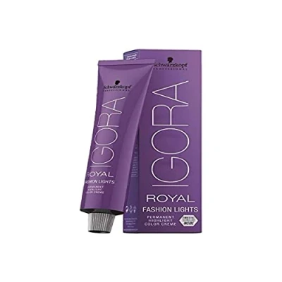 Abbildung von Schwarzkopf IGORA Royal Fashion Lights farbintensive Strähnenfarbe L 77 kupfer, 1er Pack (1 x 60 ml)
