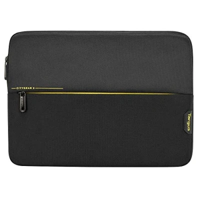 Abbildung von Targus TSS931GL CityGear 14&quot; Notebook Hülle Schwarz Strapazierfähige und gepolsterte Reißverschlussfach vorne